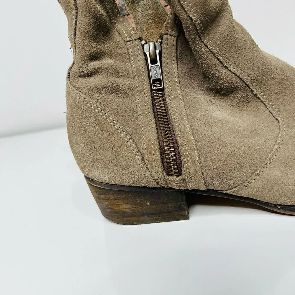 Seychelles Taupe Brown Suede Ankle Boots